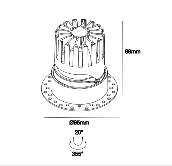 Sleek Trimless Recessed Light , downlight antiglare recessed , Compact Hotel Downlight Supplier | Sincerelux